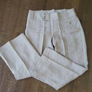 Banana republic linen pants size 8